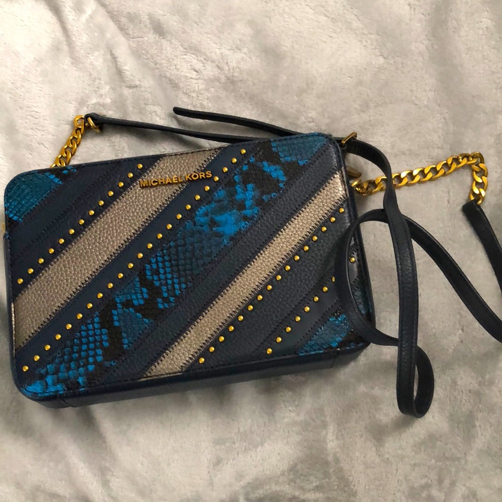 NAVY MK CROSSBODY